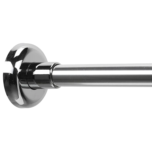 Croydex L Shaped Telescopic Shower Cubicle Rod - Chrome 5 Croydex L Shaped Telescopic Shower Cubicle Rod - Chrome - Image 5