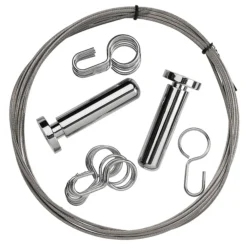 Croydex Contemporary Chrome Wireline Non-Hinged 3000mm 9 Croydex Contemporary Chrome Wireline Non-Hinged 3000mm -Bathroom Accessories ad107041ai