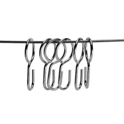 Croydex Contemporary Chrome Wireline Non-Hinged 3000mm