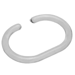 Croydex C-Type Shower Curtain Rings - Clear -Bathroom Accessories ak142132ai1