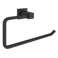 Arezzo Square Matt Black 4-Piece Bathroom Accessory Pack -Bathroom Accessories azbsqacd2