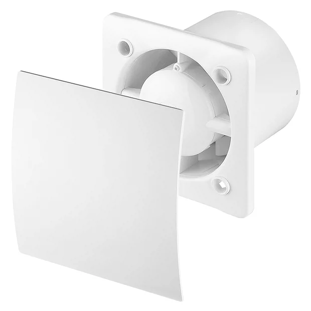 Arezzo 100mm Silent Extractor Fan - Timer - White 2 Arezzo 100mm Silent Extractor Fan - Timer - White - Image 2
