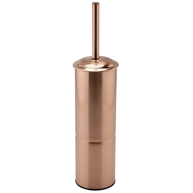 Arezzo Polished Rose Gold Toilet Brush Holder 1 Arezzo Polished Rose Gold Toilet Brush Holder