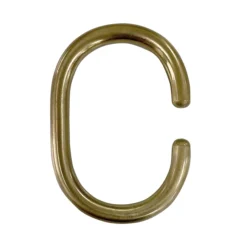 Arezzo C-Type Shower Curtain Rings (Pack Of 12) Brushed Brass 5 Arezzo C-Type Shower Curtain Rings (Pack Of 12) Brushed Brass -Bathroom Accessories azscrbbd1
