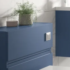 Arezzo Concealed WC Cistern Incl. Chrome Square Flush Plate -Bathroom Accessories azsqchpkd3