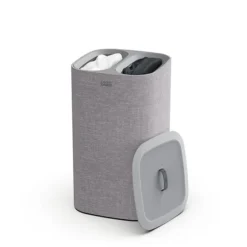 Joseph Joseph Tota 60L Laundry Separation Basket - Grey 7 Joseph Joseph Tota 60L Laundry Separation Basket - Grey -Bathroom Accessories basket image one