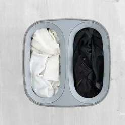 Joseph Joseph Tota 60L Laundry Separation Basket - Grey 9 Joseph Joseph Tota 60L Laundry Separation Basket - Grey -Bathroom Accessories basket image one3