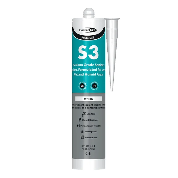 Sanitary Sealant - White - Bond It S3 1 Sanitary Sealant - White - Bond It S3