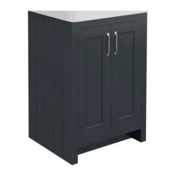 Chatsworth 560mm Graphite Vanity Cabinet (excluding Basin)