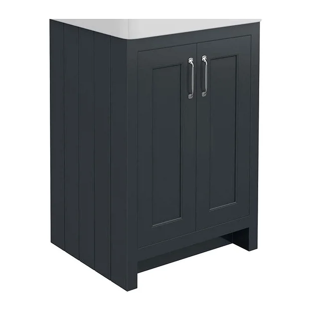 Chatsworth 560mm Graphite Vanity Cabinet (excluding Basin) 1 Chatsworth 560mm Graphite Vanity Cabinet (excluding Basin)