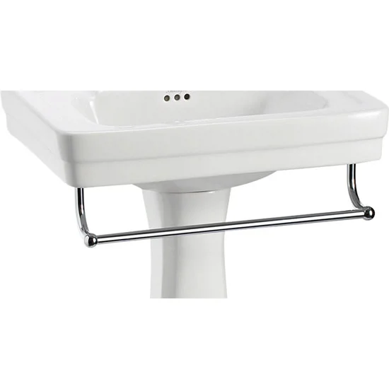 Burlington - 58cm Medium Add On Towel Rail - For Use With Contemporary Basin - T2 1 Burlington - 58cm Medium Add On Towel Rail - For Use With Contemporary Basin - T2