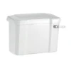 Burlington Close Coupled/Low Level Cistern 44cm + Ceramic Lever