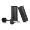 Capri Black Toilet Brush & Holder