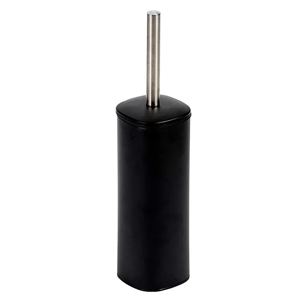 Capri Black Toilet Brush & Holder 2 Capri Black Toilet Brush & Holder - Image 2