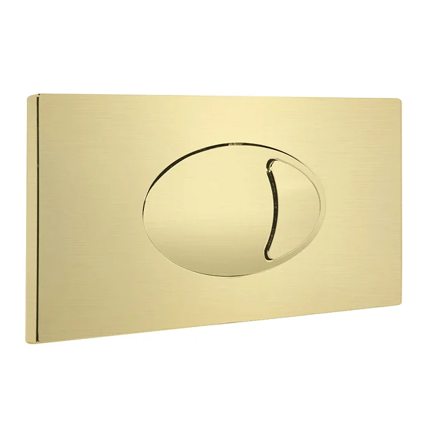 Cruze Dual Flush Concealed WC Cistern Incl. Large Brushed Brass Push Button Plate 3 Cruze Dual Flush Concealed WC Cistern Incl. Large Brushed Brass Push Button Plate - Image 3