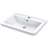 Nuie 600mm Ceramic Inset Basin