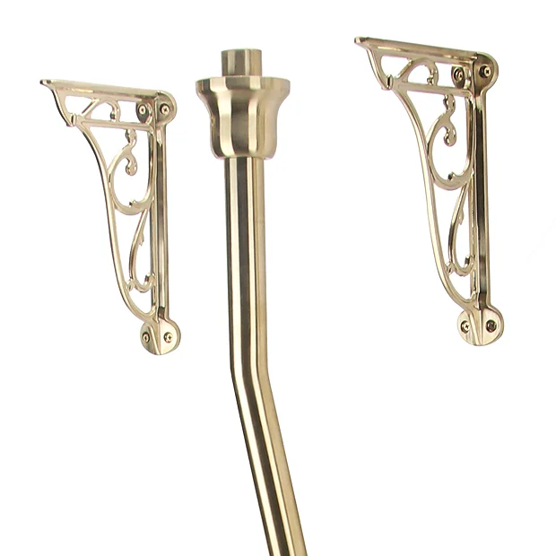 Chatsworth High Level Flush Pipe Kit Brushed Brass 3 Chatsworth High Level Flush Pipe Kit Brushed Brass - Image 3