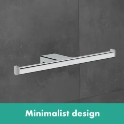 Hansgrohe AddStoris Chrome Spare Toilet Roll Holder -Bathroom Accessories chrome sth