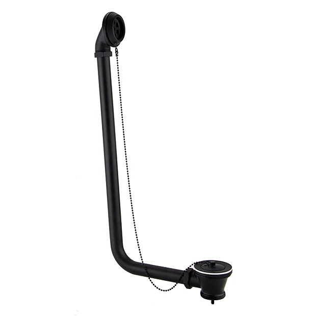 Chatsworth Traditional Luxury Exposed Retainer Bath Tub Waste Matt Black 1 Chatsworth Traditional Luxury Exposed Retainer Bath Tub Waste Matt Black