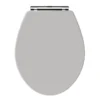 Carlton Stone Grey Wooden Soft Close Toilet Seat