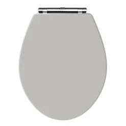Carlton Stone Grey Wooden Soft Close Toilet Seat