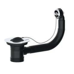Viva Sink Combination Waste With PVC Plug & Chrome Plated Chain