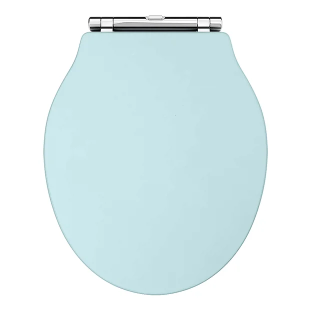 Old London Ryther Duck Egg Blue Wooden Soft Close Toilet Seat 2 Old London Ryther Duck Egg Blue Wooden Soft Close Toilet Seat - Image 2