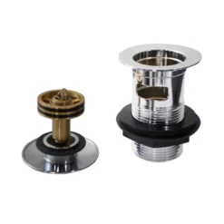 Easy Clean Slotted Basin Waste With Removable Click Clack -Bathroom Accessories easycleanslottedbasinwastewithremoveableclickclackebw04d1