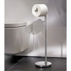 Smedbo Outline Lite Round Freestanding Toilet Roll Holder