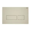 RAK Ecofix Matt Greige Dual Flush Plate With Rectangular Buttons