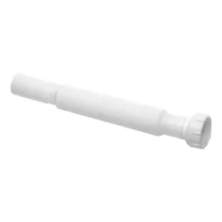 40mm Universal Flexible Waste Fitting - Threaded BSP X Spigot