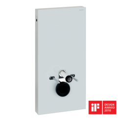 Geberit - Monolith WC Frame & Cistern For Wall Hung WC's - White/Aluminium -Bathroom Accessories geberitmonolithwcframecisternforwallhungwcswhited4