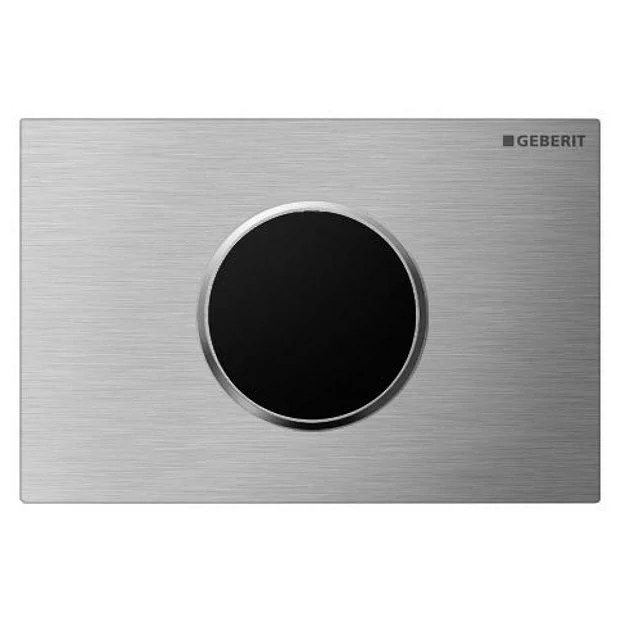 Geberit Sigma10 Brushed + Polished Steel Touchless Automatic Flush For UP320 Cistern 2 Geberit Sigma10 Brushed + Polished Steel Touchless Automatic Flush For UP320 Cistern - Image 2