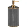 Toreno Grey Marble Brass Effect Lotion/Soap Dispenser