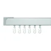 Croydex Professional Profile 400 Standard Shower Curtain Rail L-Shaped - Silver