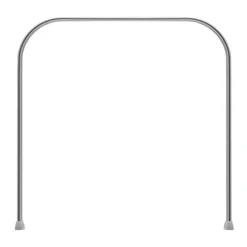 Croydex Slenderline Silver Shower Rail Kit 10 Croydex Slenderline Silver Shower Rail Kit -Bathroom Accessories gp87000ai3