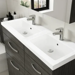 Double Basin With Overflow - Installation Pack