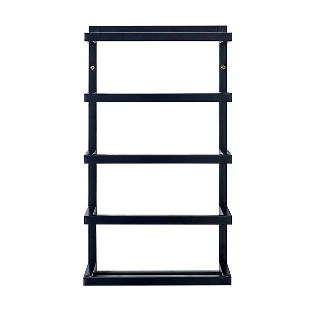Milan 5 Tier Towel Rack - Matt Black 3 Milan 5 Tier Towel Rack - Matt Black - Image 3