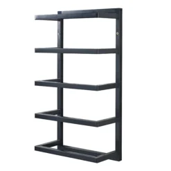 Milan 5 Tier Towel Rack - Matt Black 7 Milan 5 Tier Towel Rack - Matt Black -Bathroom Accessories mil5trbd2