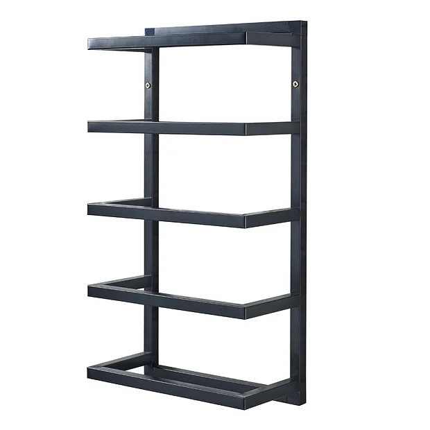 Milan 5 Tier Towel Rack - Matt Black 4 Milan 5 Tier Towel Rack - Matt Black - Image 4