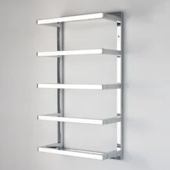 Milan 5 Tier Towel Rack - Chrome