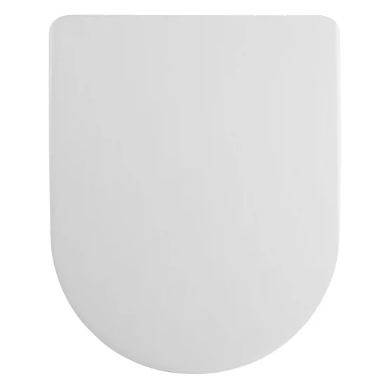 Nuie Luxury D-Shape Soft Close Toilet Seat With Square Edge, Top Fix, Quick Release 2 Nuie Luxury D-Shape Soft Close Toilet Seat With Square Edge, Top Fix, Quick Release - Image 2