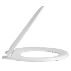 Nuie - Traditional Round Wooden Seat, Bottom-fix - Plastic Hinges