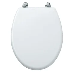 Tavistock Topaz Gloss White Moulded Wood Toilet Seat