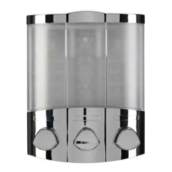 Croydex Euro Soap Dispenser Trio - Chrome -Bathroom Accessories pa6610410ai3