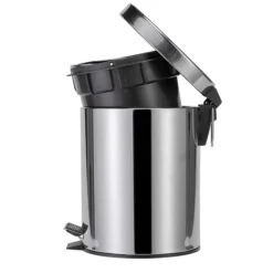Croydex 5 Litre Stainless Steel Pedal Bin -Bathroom Accessories qa107305ai2