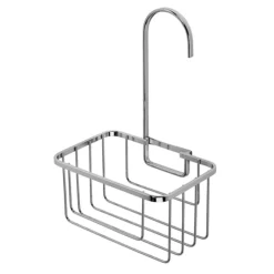 Croydex Hanging Shower Riser Rail Caddy - Chrome Plated 8 Croydex Hanging Shower Riser Rail Caddy - Chrome Plated -Bathroom Accessories qm260441ai1