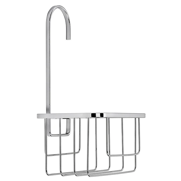 Croydex Hanging Shower Riser Rail Caddy - Chrome Plated 1 Croydex Hanging Shower Riser Rail Caddy - Chrome Plated