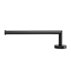 Croydex Black Epsom Flexi-Fix Towel Bar -Bathroom Accessories qm481521 d1