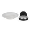 Croydex Black Epsom Flexi-Fix Soap Dish & Holder